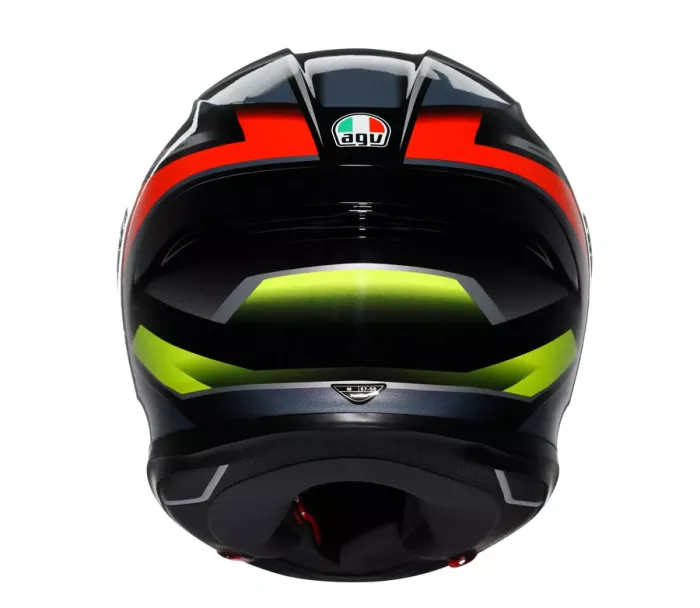 Integralny kask AGV K6 S E2206 ERAZER BLACK/RED/YELLOW FLUO