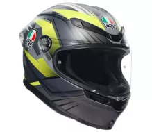 AGV K6 S E2206 MPLK EXCITE MATT CAMO/YELLOW FLUO vel. L