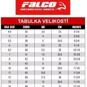 Buty motocyklowe Falco 960 Liberty 3 czarne rozmiar 37