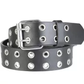 Pasek Louis Fastway A-2403 z nitami czarny 120cm