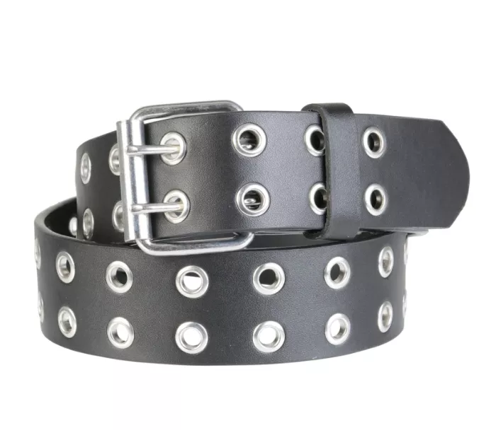 Pasek Louis Fastway A-2403 z nitami czarny 120cm