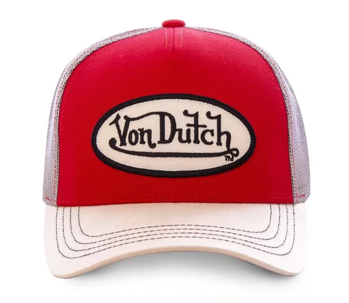 Czapka Von Dutch Baseball homme avec filet red/white