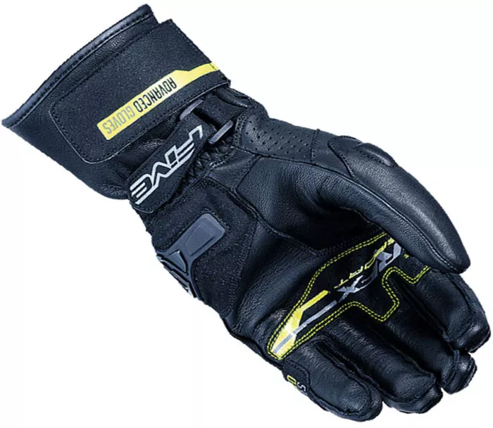 Rękawice motocyklowe Five RFX Sport czarno/fluo żółty rozmiar S