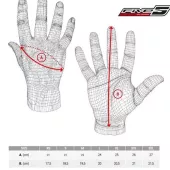 Rękawice motocyklowe Five RFX Sport czarno/fluo żółty rozmiar S