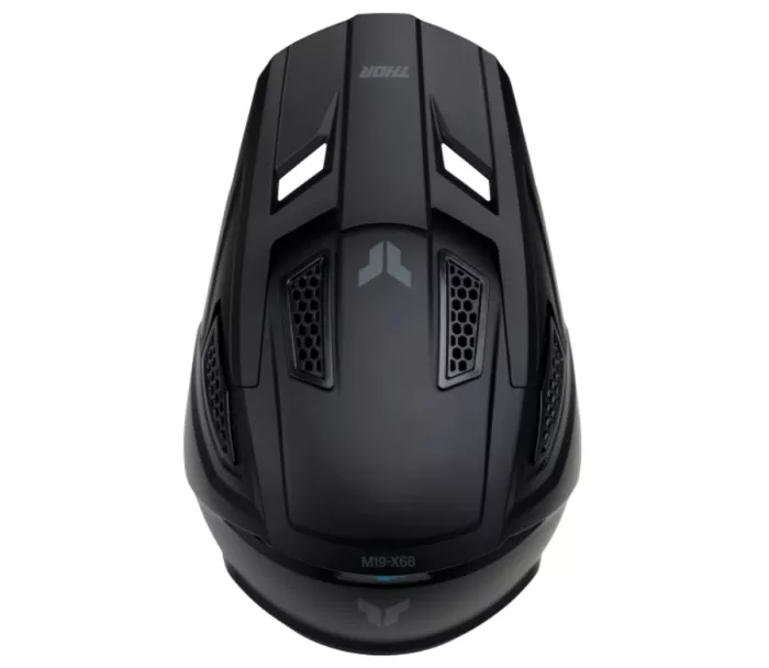 Thor 0110 - 8888 Fleet helma blackout vel. L