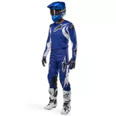 Koszulka motocrossowa Alpinestars Fluid Lucent w kolorze niebiesko-białym