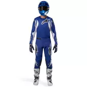 Koszulka motocrossowa Alpinestars Fluid Lucent w kolorze niebiesko-białym