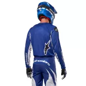 Koszulka motocrossowa Alpinestars Fluid Lucent w kolorze niebiesko-białym