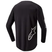 Koszulka MX Alpinestars Fluid grafitowo-czarno-srebrna