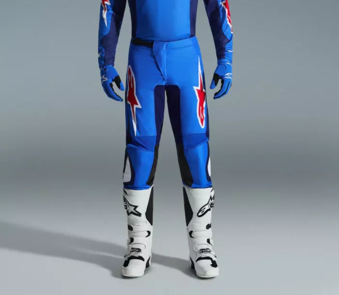 Spodnie MX Alpinestars Fluid Grid blue/red