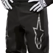 Spodnie MX Alpinestars Fluid grafitowo-czarno-srebrne