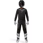 Spodnie MX Alpinestars Fluid grafitowo-czarno-srebrne