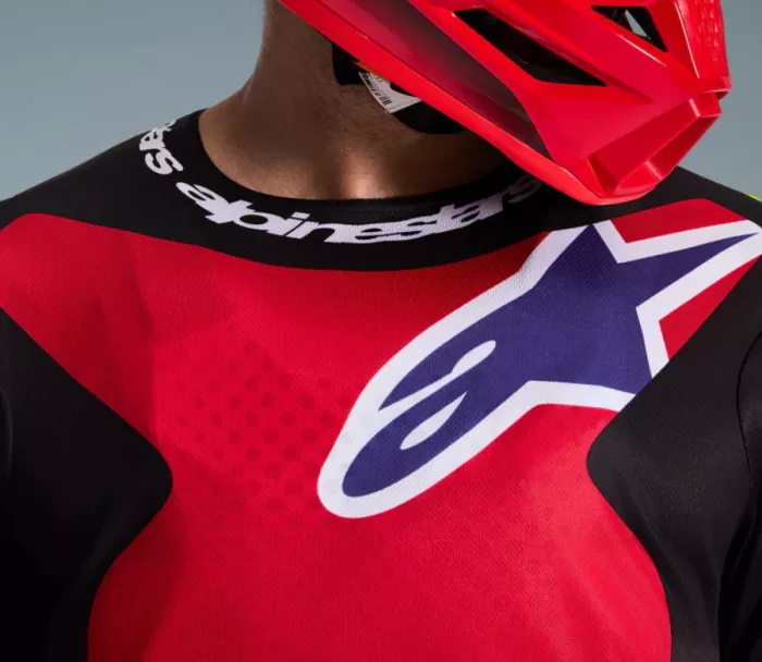 Alpinestars Fluid Grid red/black/purple vel. S