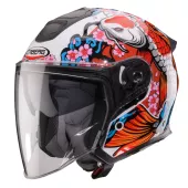 Caberg FLYON II KOI white/red/orange/blue vel. XS