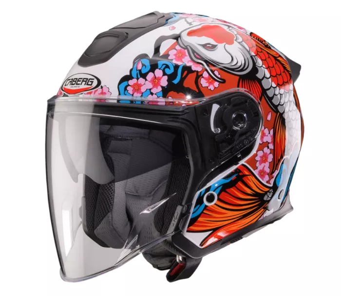 Caberg FLYON II KOI white/red/orange/blue vel. XS