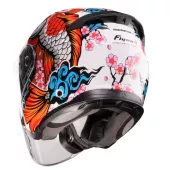 Caberg FLYON II KOI white/red/orange/blue vel. XS