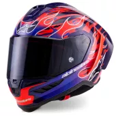 Kask wyścigowy Alpinestars  Supertech R10 Flyte purple/red glossy