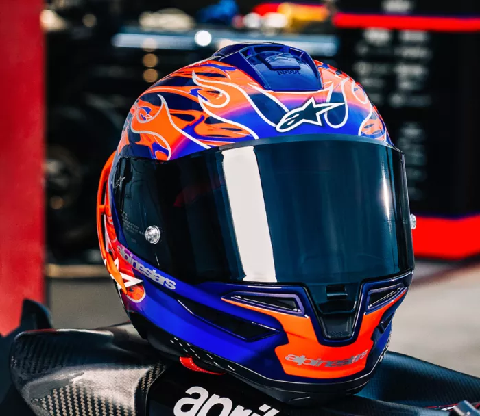 Kask wyścigowy Alpinestars  Supertech R10 Flyte purple/red glossy