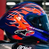 Kask wyścigowy Alpinestars  Supertech R10 Flyte purple/red glossy