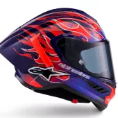 Kask wyścigowy Alpinestars  Supertech R10 Flyte purple/red glossy