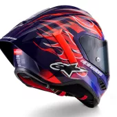 Kask wyścigowy Alpinestars  Supertech R10 Flyte purple/red glossy