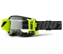 Gogle motocrossowe 100% strata2 Forecast black goggle clear lens