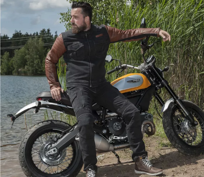 Trilobite Acid Scrambler brązowa kurtka, rozmiar S