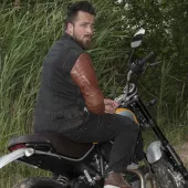 Trilobite Acid Scrambler brązowa kurtka, rozmiar S