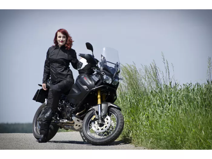 Damska kurtka motocyklowa Nazran Niesen W czarno/czarna rozmiar XL