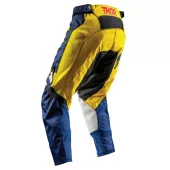 Dziecięce spodnie motocrossowe Thor Pulse level młodzieżowe granatowe/żółte