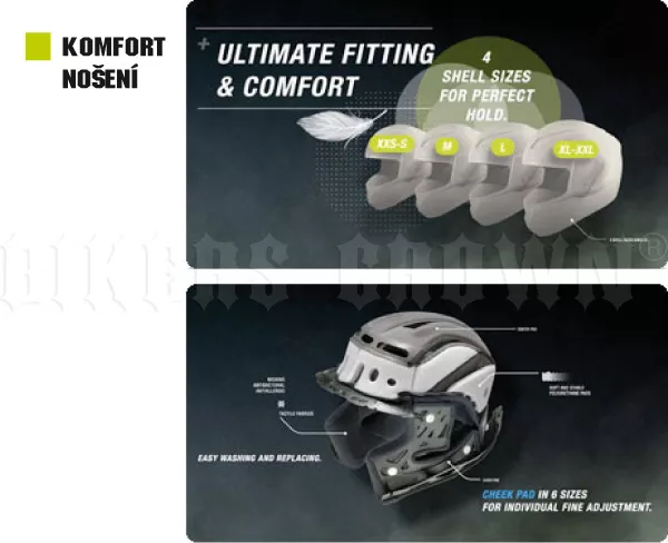 Shoei Chin Curtain D (XR-1100 / X-Spirit II / Qwest / NXR) deflektor podbródka