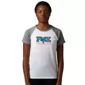 T-shirt damski Fox Barb Wire Raglan Tee - biały