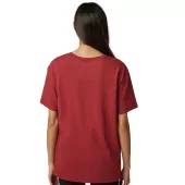 T-shirt damski Fox Boundary Ss Top - Scarlet
