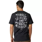T-shirt Fox No Contest Ss Prem Tee Black