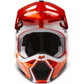 Kask motocrossowy Fox Yth V1 Leed Dot/Ece Fluo Pomarańczowy Rozmiar YS