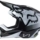 Kask motocrossowy Fox V1 Leed Helmet Dot/Ece - czarno-biały