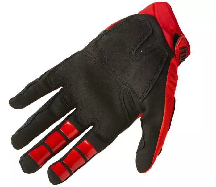 Rękawiczki motocrossowe rękawiczki Fox Pawtector - fluorescencyjny czerwony rozmiar 2xl