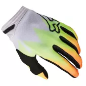 Rękawice motocrossowe Fox 180 Glove Statk - czerwono-żółte