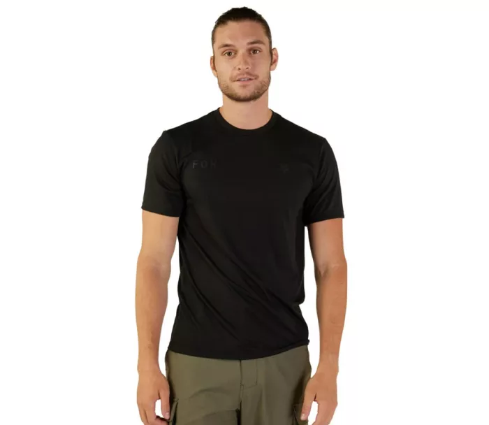 Podkoszulek Fox 31890-001 Wordmark Ss Tech Tee - Czarny