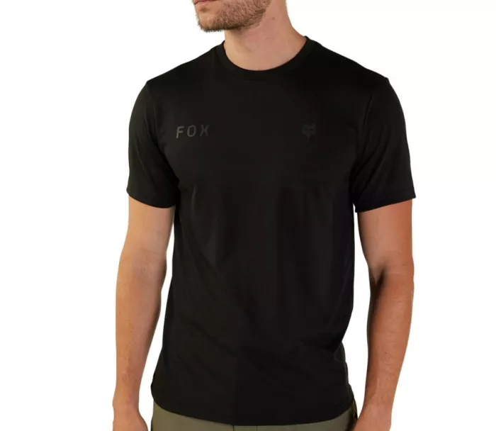 Podkoszulek Fox 31890-001 Wordmark Ss Tech Tee - Czarny