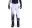 Spodnie motocrossowe Fox Flexair Fracture White/Black