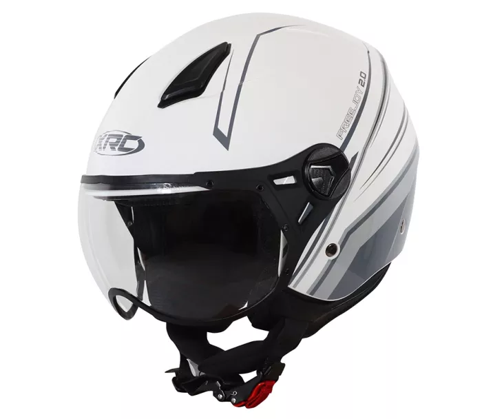 Kask motocyklowy XRC Freejoy 2.0 biało-czarny rozmiar M