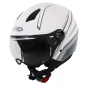 Kask motocyklowy XRC Freejoy 2.0 biało-czarny
