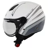 Kask motocyklowy XRC Freejoy 2.0 biało-czarny