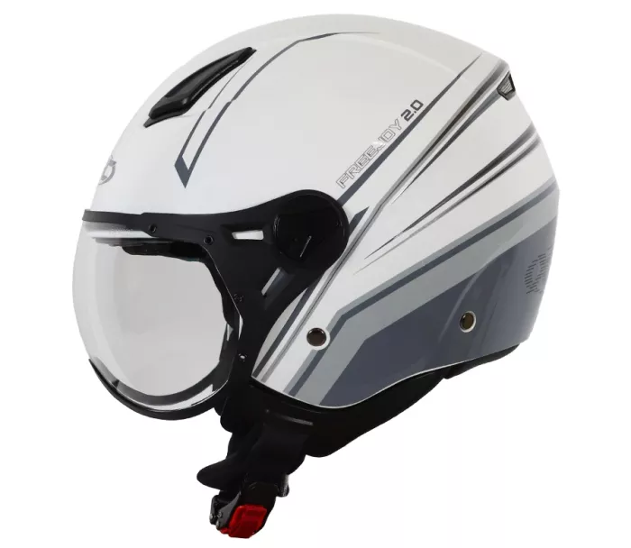 Kask motocyklowy XRC Freejoy 2.0 biało-czarny