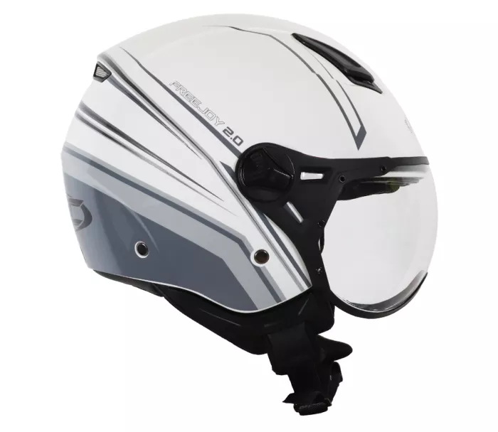Kask motocyklowy XRC Freejoy 2.0 biało-czarny