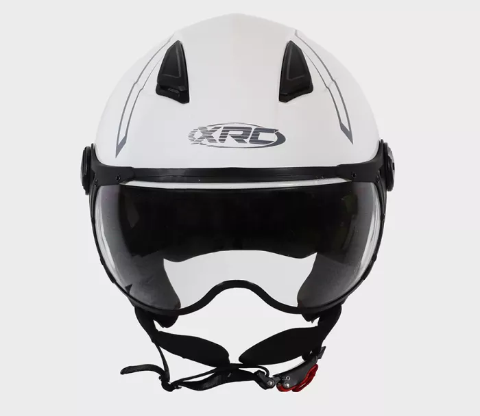 Kask motocyklowy XRC Freejoy 2.0 biało-czarny