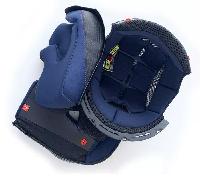 XRC 818 cheek pads + crown liner XS