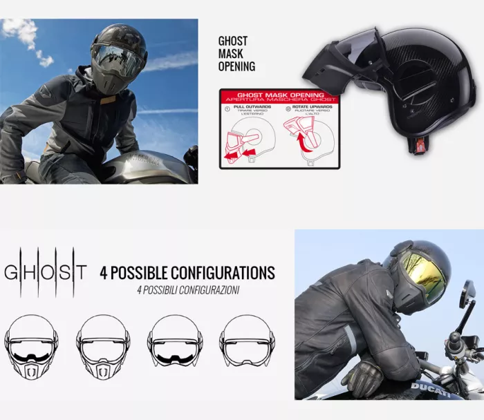 Kask Caberg Ghost X matt black