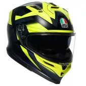 Integralny kask AGV K7 E2206 GLIMPSE BLACK/YELLOW FLUO